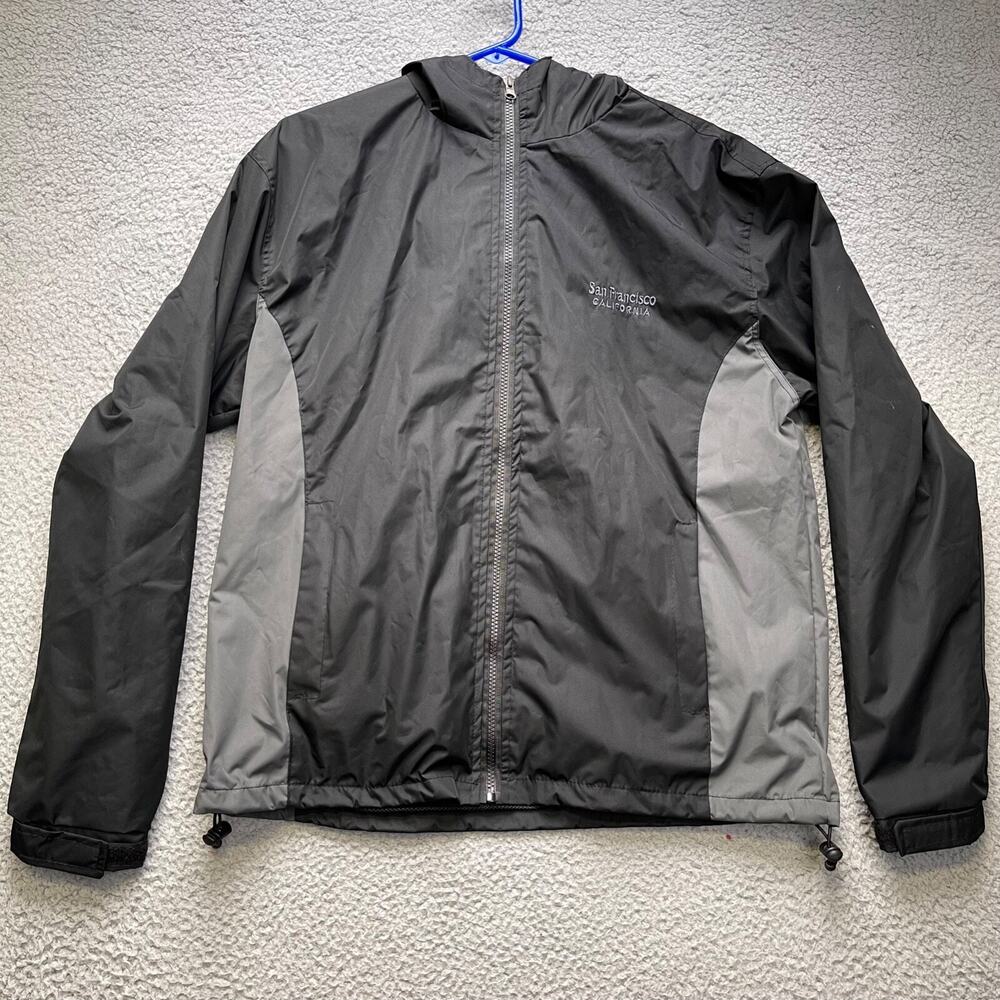 San Francisco Jacket Adult Small Full Zip Windbreaker Hoodie
